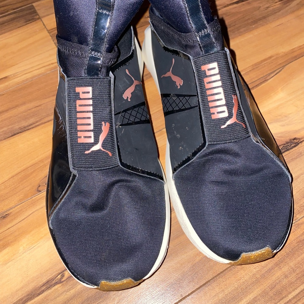 Black Puma Fierce Hightop Sneakers